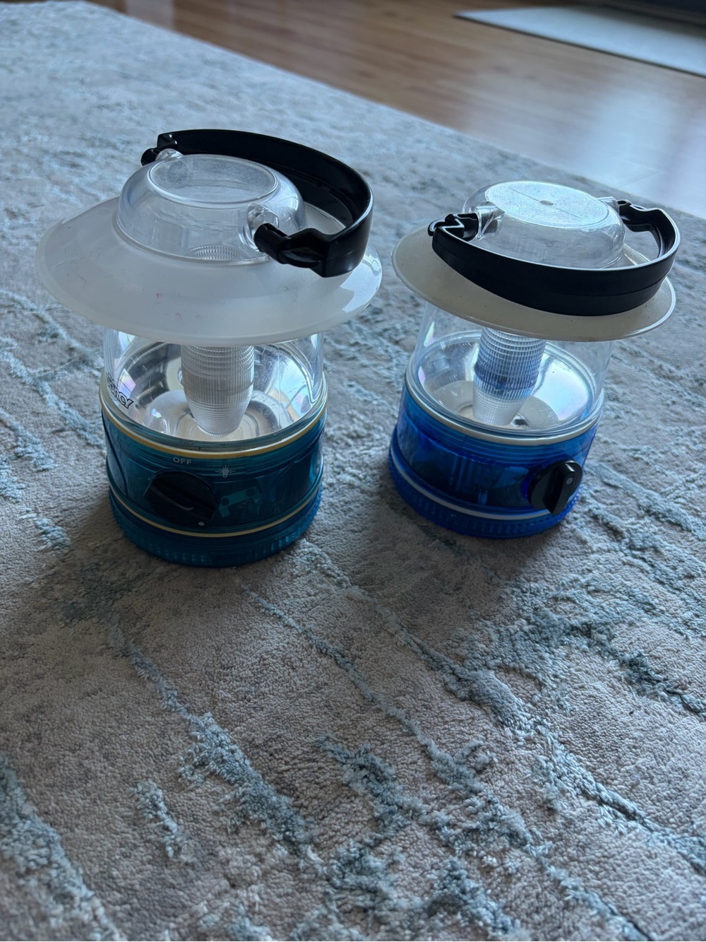 Portable LED Camping Lanterns - Blue Set